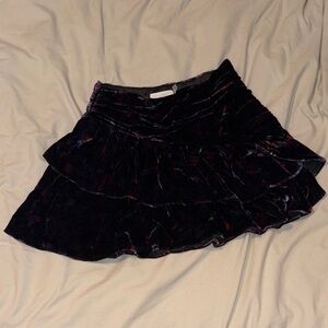 Ramy Brook Velvet mini skirt